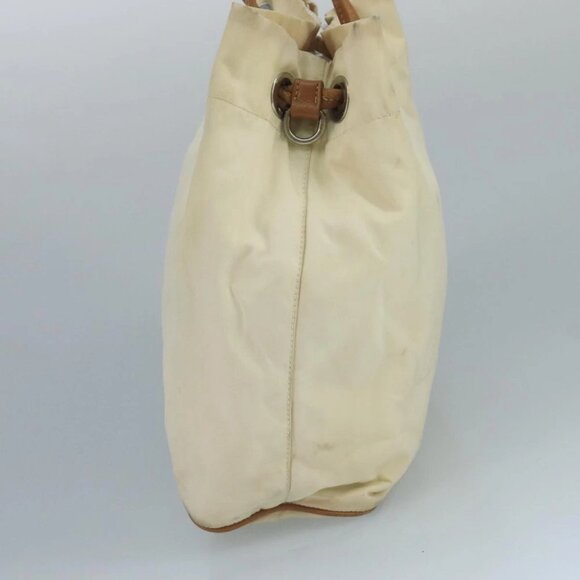 PRADA Shoulder Bag Nylon White Auth 109902 - Picture 5 of 15